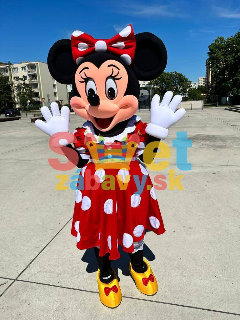 Maskot Minnie - veselý a farebný spoločník na detských oslavách a podujatiach